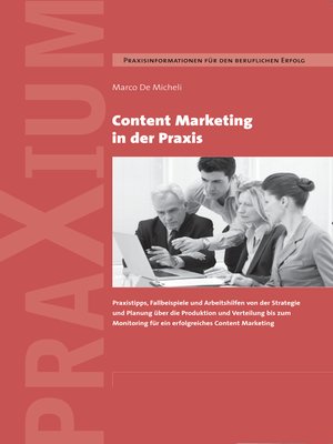 cover image of Content Marketing in der Praxis